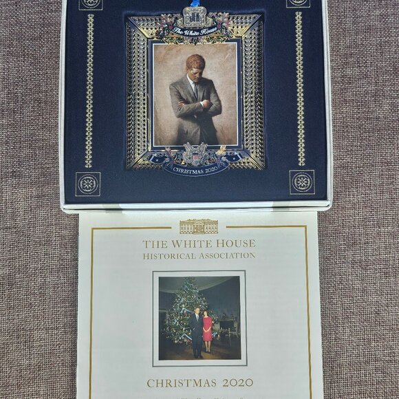 Official 2020 White House Christmas Ornament Honoring JFK 35th President - Picture 6 of 9